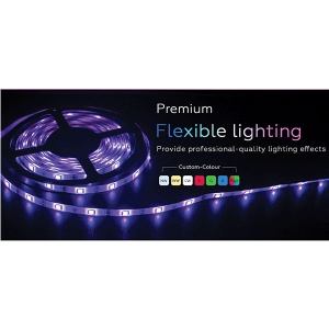 Tuya Digitalna led traka RGB i IC IP20 5m set Sonoff 99LED988D/IP20 - Img 3