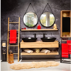 Umivaonik Lux Art CL851 59x39x13,5cm matt black 300321 - Img 3