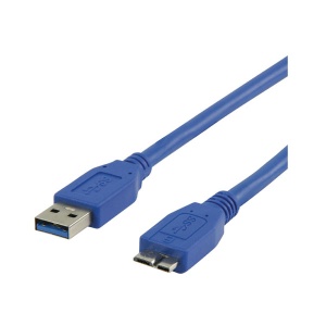 USB 3.0 kabl 2m USB3.0A/microB-2/BL