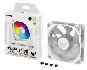 Ventilator Asus TUF Gaming TR120 ARGB Reverse White, 120 mm