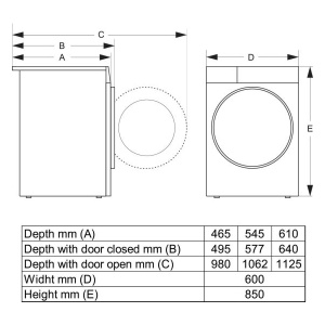 Veš mašina G400 inverter 1200rpm 8kg Gorenje WPNEI82A1SWIFI - Img 4