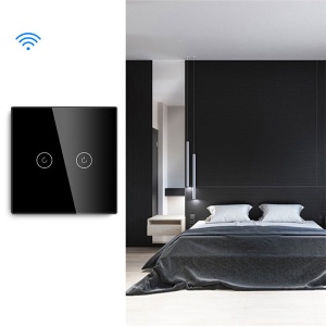 Wi-Fi smart prekidač svetla sa N provodnikom 2x5A WFPS-N02/BK - Img 2