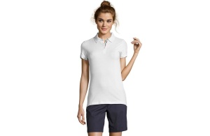 Ženska polo majica sa kratkim rukavima bela/crvena Patriot Women Xl 301.407.02.XL
