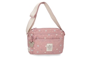 Ženska torba na rame Disney Mickey Luma 25x18x7cm Poliester roze
