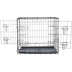 Žičani kavez M-L 93x69x62cm crni