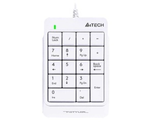 Žična numerička tastatura A4 Tech FK13P FStyler bela - Img 2