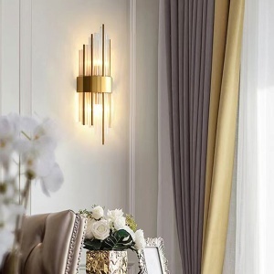 Zidna lampa Gillis 2xE14 Elmark 955GILLIS2W/GD - Img 3