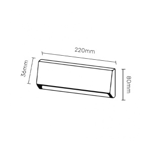 Zidna led lampa 4W JM-047 - Img 2