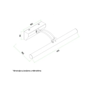 Zidna LED lampa 5W E200893 - Img 2