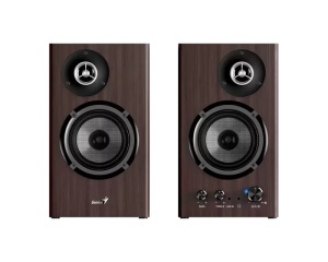 Zvučnici Genius SP-HF1812BT tamnosmeđi drveni 2.0 Bluetooth - Img 3