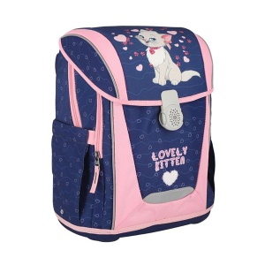 Anatomski ranac za školu Spirit Easy-Go Lovely Kitty 49x21x40cm plava roze