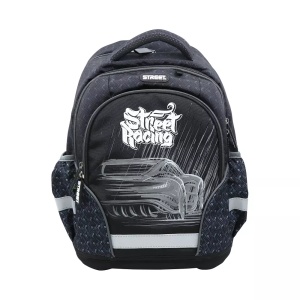 Anatomski ranac za školu Street Racing 2022 31x15,5x43cm crna