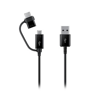 Auto punjač dual kabl micro USB/USB C crni Samsung EP-L1100-WBE - Img 2
