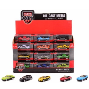 Automobil Super Cars 7cm 26956 12ass Johntoy 33815