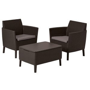 Balkonska garnitura Salemo braon CU 236845