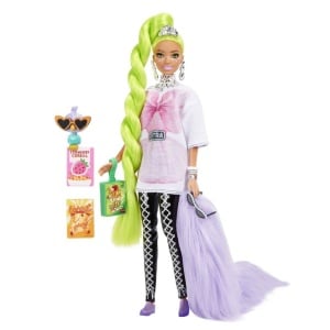 Barbie Extra lutka Neon Mattel 35938 - Img 4