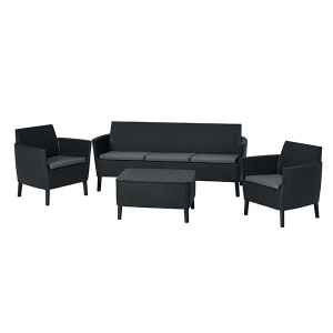 Baštenska garnitura Salemo 3 seater grafit Keter CU 238590