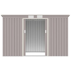 Baštenska Kućica Metalna 280x130x171cm Bež Zen Garden Fortis - B ZG 080210 - Img 3