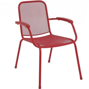 Baštenska stolica Lopo metal crvena 047120-794261