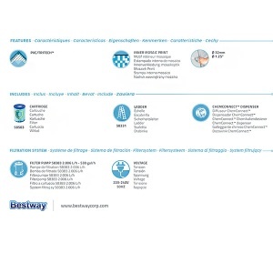 Bazen porodični za dvorište BESTWAY sa čeličnim ramom 412x201x122cm 56456 - Img 4