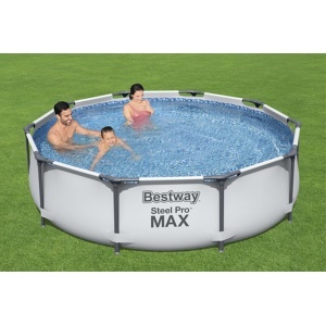 Bazen za decu Bestway Max 305x76cm sa pumpom i prekrivačem 56408/58036 - Img 3