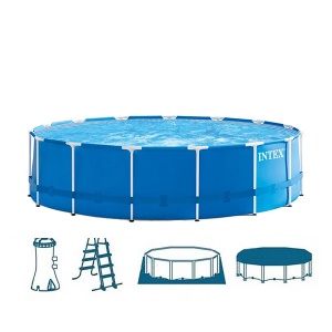 Bazen za dvorište set 457x122cm Metal Frame Intex 28242NP
