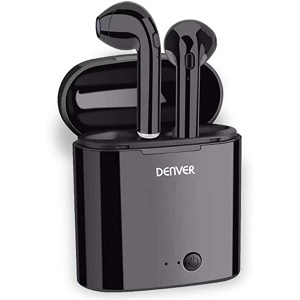 Bežične bluetooth slušalice crne TWE-36MK3 Denver 30524