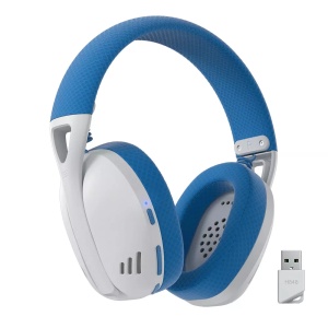Bežične slušalice Ire Pro H848 Wireless Headset plava bela - Img 3