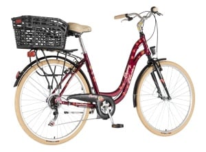 Bicikl 28/19in 155-178cm 6 brzina crveni perla Visitor Fashion Cherry 1282107 - Img 2