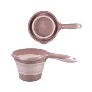 Bokal za kupanje beba sklopivi roze Babyjem 92-55976