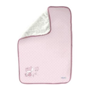 Ćebence za bebe Luxury Coral Fleece Sherpa roza lija Kikko Boo 31103020034