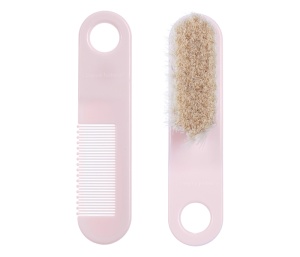 Češalj i četka mekana 0m+ roze Canpol Babies 2/424_pin