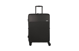 Čvrsti kofer sa točkićima Enova Slim ABS 46x66x24/11,5cm 67L crna