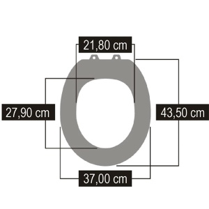 Daska za WC šolju lakirani medijapan svetlo zelena DKSH352 - Img 2