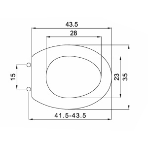 Daska za WC šolju PP Bee bela Metaform 101D55004 - Img 2