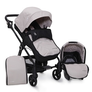 Dečija kolica Cangaro Hammer 2 in 1 Beige CAN3662BG