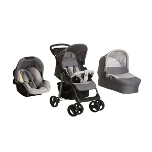 Dečija kolica HAUCK trio set Shopper stone grey 5050094