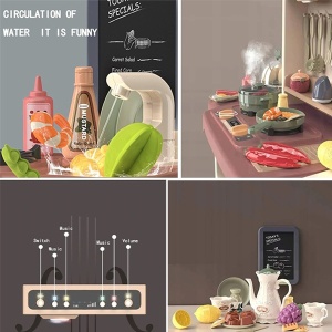 Dečija kuhinja voda i zvuk 63cm 36 dodataka Fashion Kitchen 813823 - Img 3