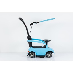 Dečiji Automobil na Guranje Beetle Push 3in1 Plavi - Img 2