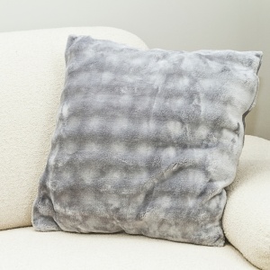 Dekorativna jastučnica Soft Wave 45x45 siva 024931