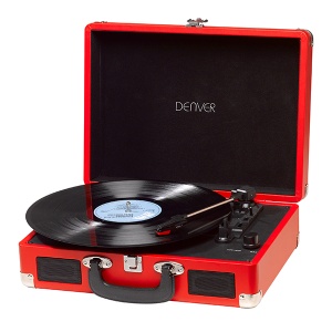 DENVER gramofon VPL-120 Crveni