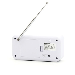 Digitalni bluetooth radio sa dual alaramom beli DR-P420 WH Tokyo Sharp AVU00560 - Img 2