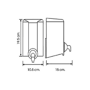 Dozator za dezinfekciono sredstvo i penu F4 1000ml Vialli 227105 - Img 2
