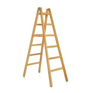 Drvene merdevine 2x6 gazišta 40788