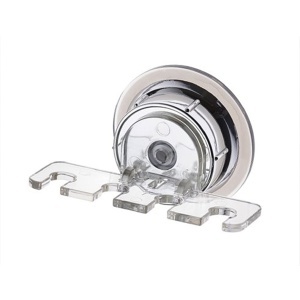 Držač za četkice 4/1 vakuumski Hrom PVC Ridder 12102200