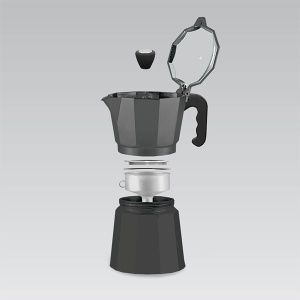 Džezva za espreso kafu 150ml crna Maestro MR1666-3B - Img 3