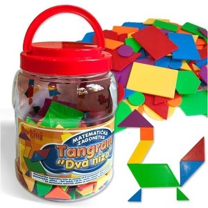 Edukativne igračke Tangram dva niza P-0300T 15069