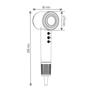 Fen za kosu 1500W Home HGHSZ15 - Img 4