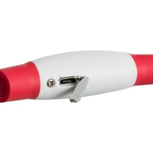 Flash Light Ring ogrlica USB crvena L-XL Trixie 12663 - Img 3