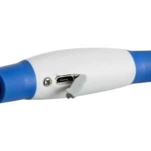 Flash Light Ring ogrlica USB plava L-XL Trixie 12665 - Img 3